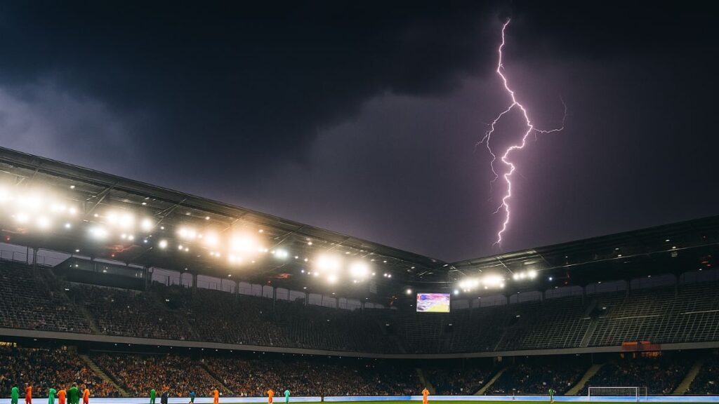 INÉDIT Des joueurs évacués d'urgence au Mondial des clubs la météo sème la panique