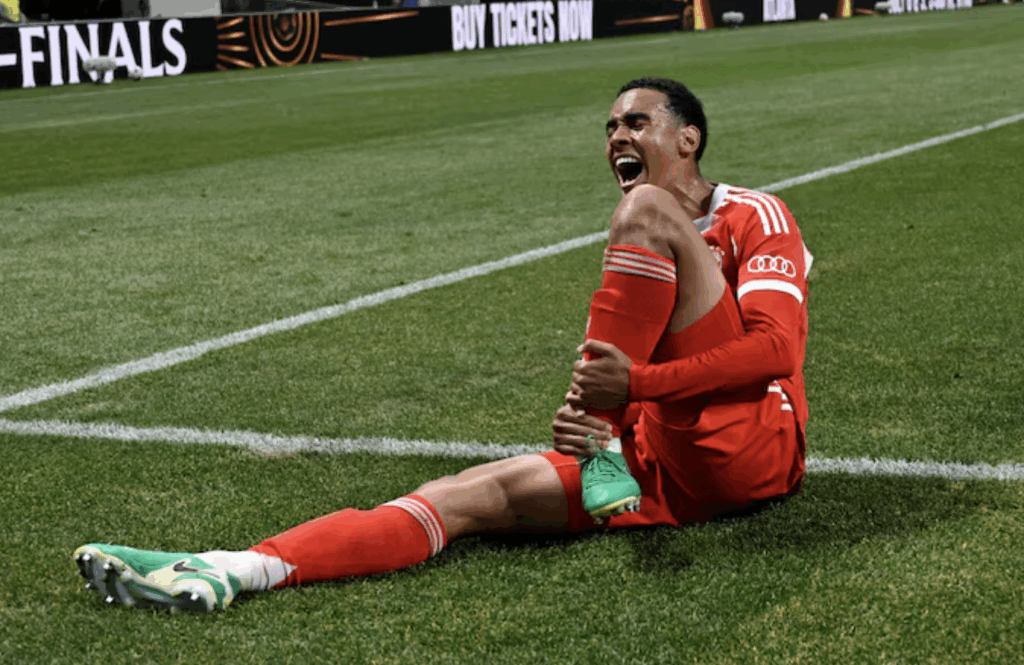 Joueur blessure de Musiala blessure