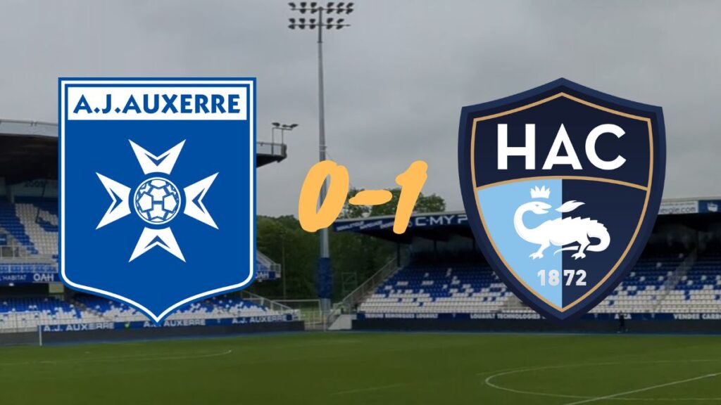 Tension, 4 jaunes, 21 fautes: Le Havre s’arrache à Auxerre Auxerre - Le Havre