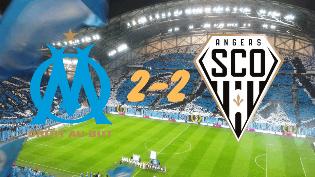 Marseille 2-2 Angers : Le 90e de Camara arrache l'égalisation