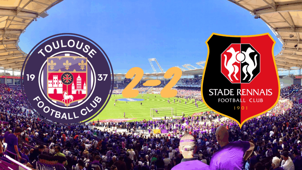 Toulouse-Rennes 2-2 : Le geste décisif à la 85e qui déclenche l’émotion