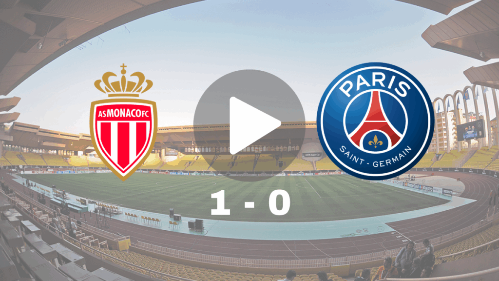 Statistiques, résultat et résumé Monaco – Paris Saint Germain (1-0)